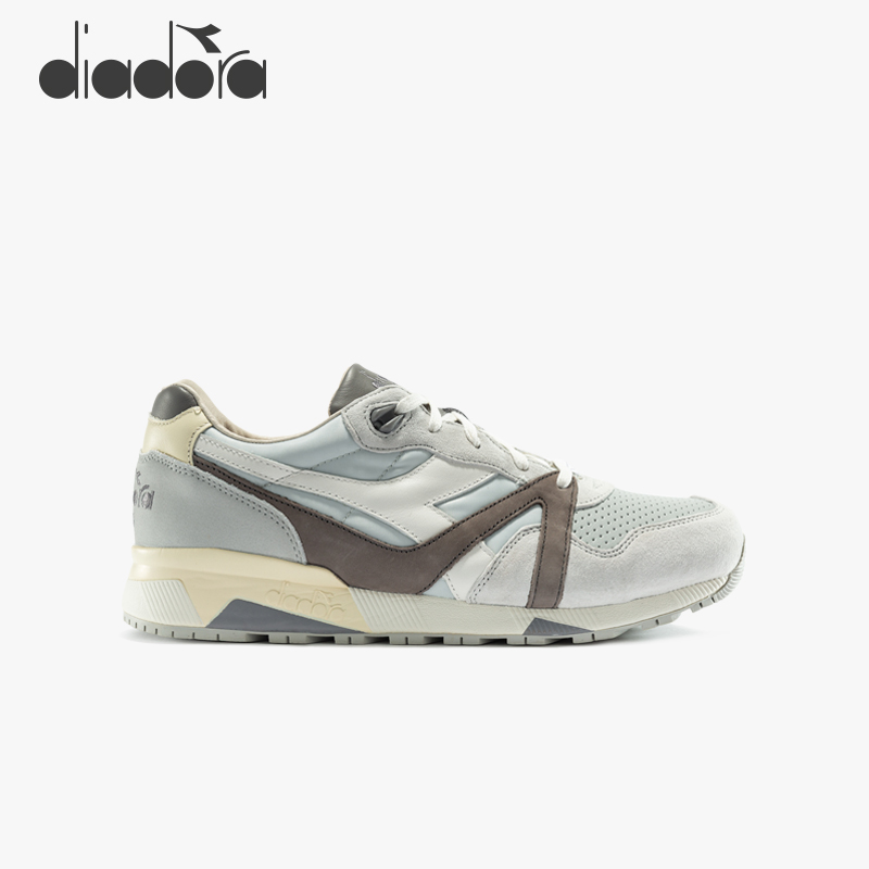 diadora/迪亚多纳男女鞋复古休闲灰低帮透气生胶增高跑步鞋N9000 - 图3