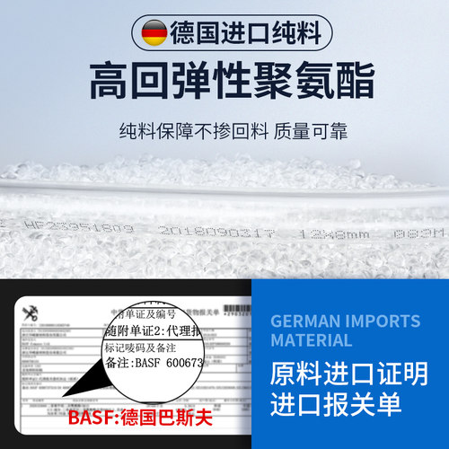 PU气管气动软管气泵空压机高压气管压缩气管10透明管8mm气管12 - 图2