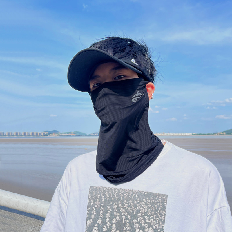 防晒面罩遮全脸脸基尼脖子男士口罩 贝纳登防晒面纱