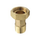 Copper water meter joint 4 minutes to 6 minutes internal and external connection Rotor type water meter accessories Thickened 1 inch booster pump adapter