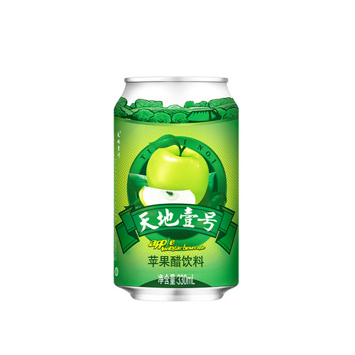 天地壹号苹果醋饮料330ml*3罐装酸甜可口清爽解腻天地一号3连包 - 图3
