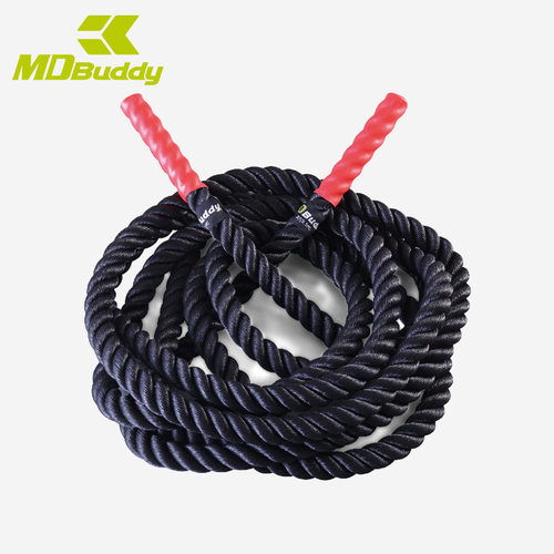 MDBuddy体能训练绳甩大绳UFC格斗绳MMA健身器粗绳肌肉绳攀爬力量 - 图3