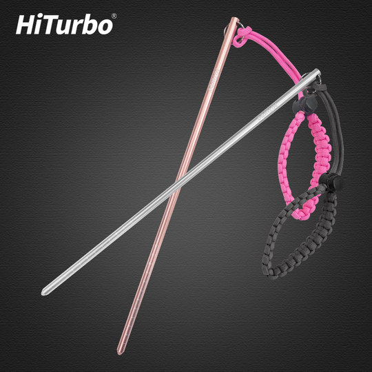 HiTurbo叮叮潜水棒 水下指示探棒敲瓶器铝合金带手绳实心丁丁棒