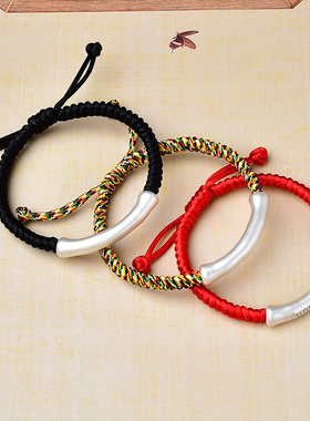 真安顺男女同款足银民族风