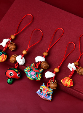 真安顺男女挂件艾草猪惊骨防惊吓