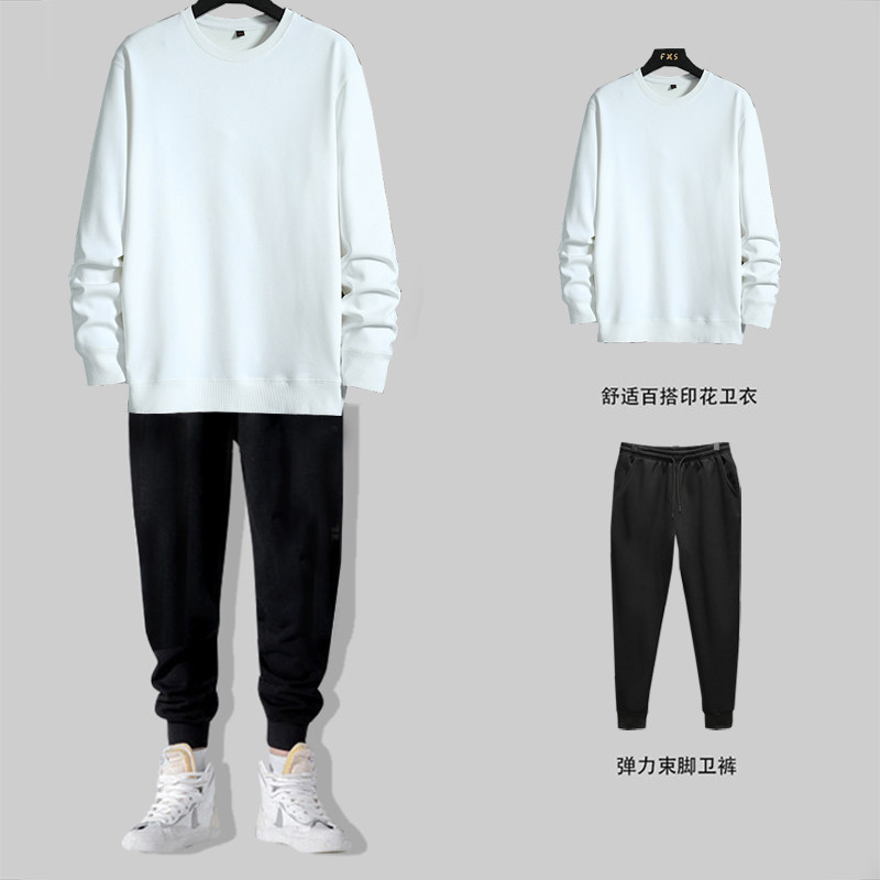 女裤宽松秋冬季2021新款显瘦运动裤 秘印休闲裤