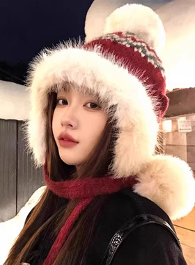 灵允雷锋帽出游休闲女冬网红同款