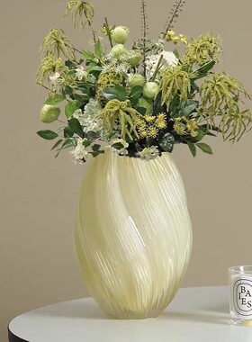 ins风简约复古中古玻璃花瓶水培鲜花插花器家居摆件桌面装饰道具