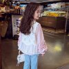 Hollow knitted layered vest