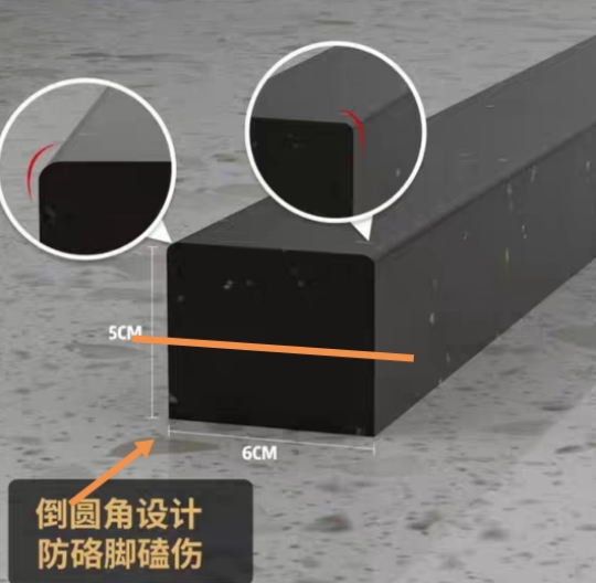 通体大理石挡水条卫生间阻隔水实心弧形挡水石基防水条淋浴房配件-图0