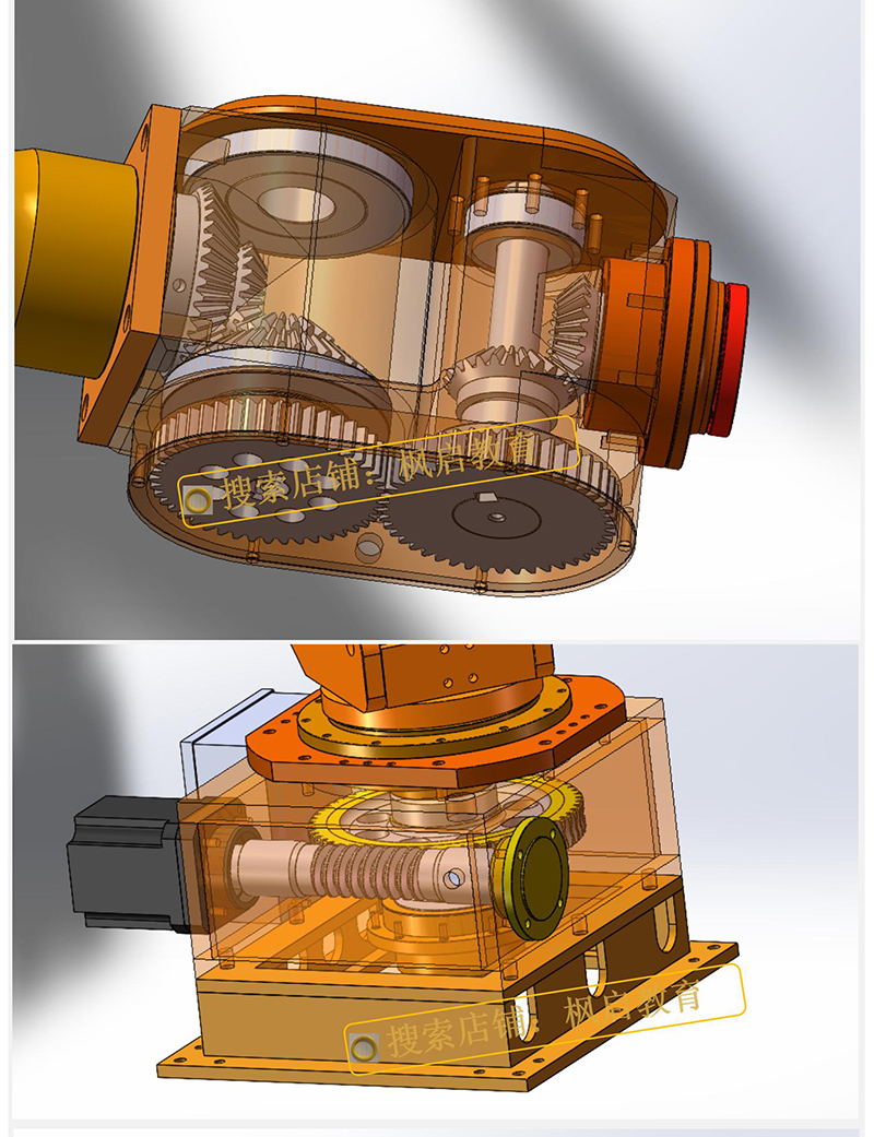 6轴工业机器人机械手臂详细三维SW设计3D模型+二维工程图纸