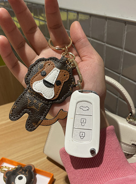可爱小老虎汽车钥匙扣卡通情侣