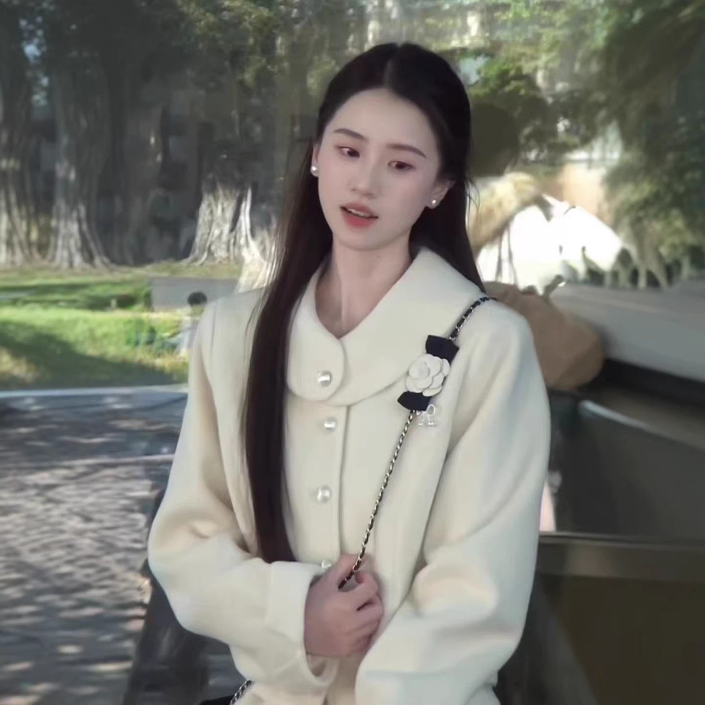 2025新款富家千金感毛呢套装连衣裙子女秋冬季小香名媛风收腰长裙,淘宝优惠券,粉丝福利购,淘宝优惠卷