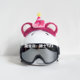 New ski helmet set decoration, cute sun protection cartoon single and double board helmet decoration, men's and women's motorcycle helmet decoration