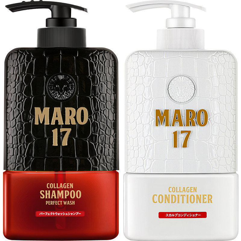 日本摩隆maro17男士胶原蛋白护发素 maro海外洗护套装