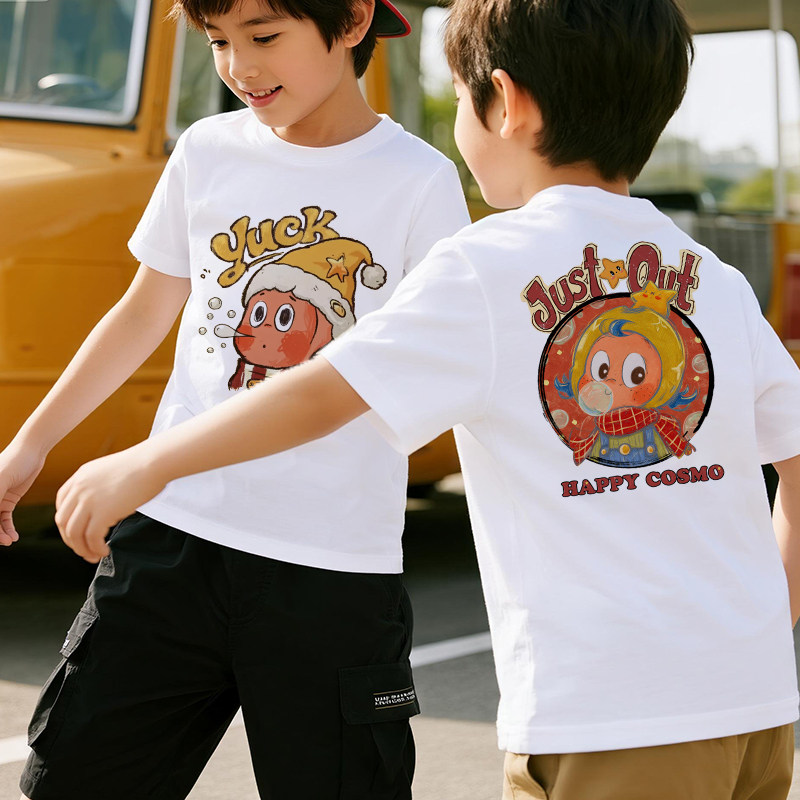 星星图案人物烫画可爱卡通印花图案耐水洗短袖包包热转印烫画贴,淘宝优惠券,粉丝福利购,淘宝优惠卷