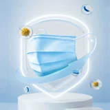 Медицинская хирургическая маска для красоты и спорта.