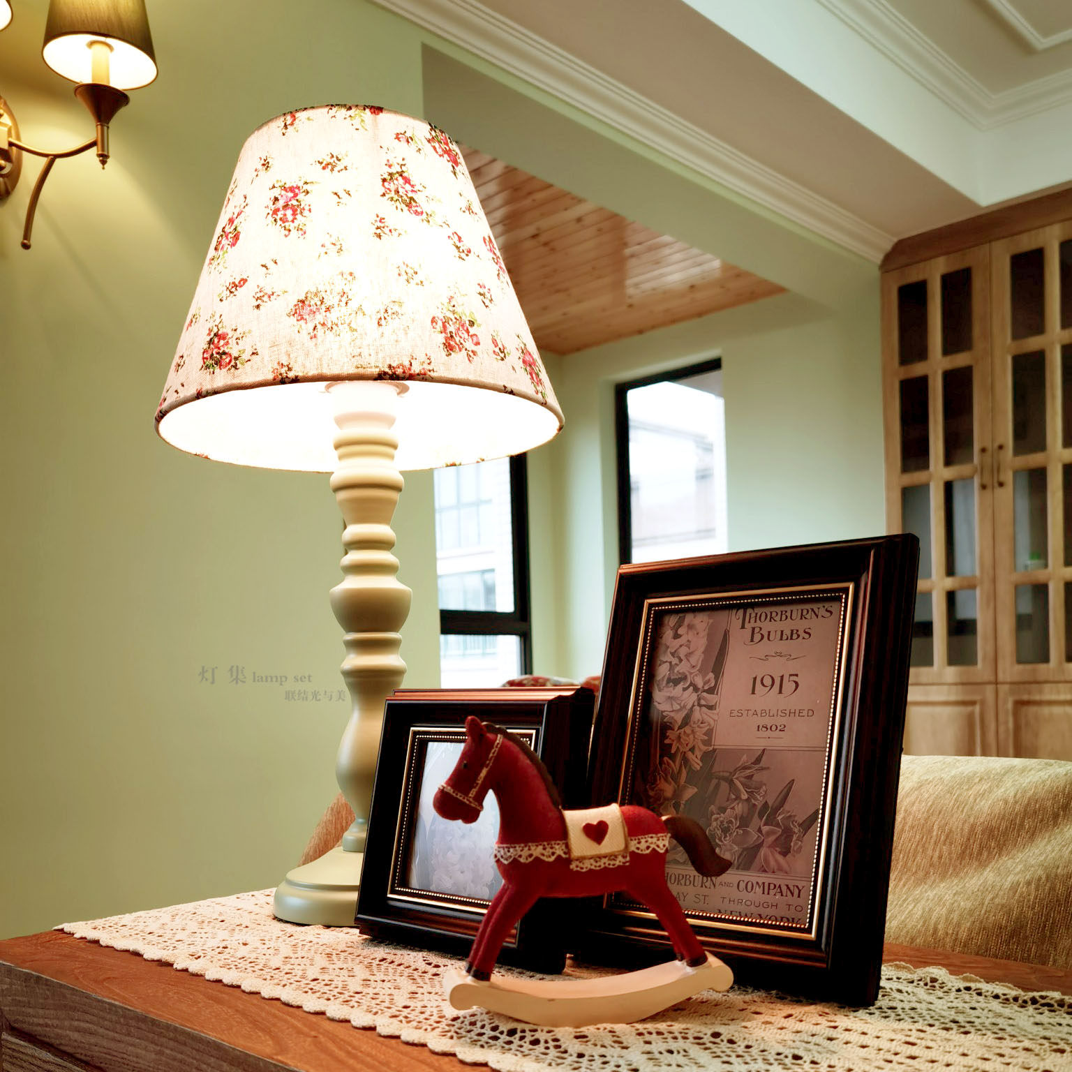 台灯 卧室 床头灯 简约 欧式 田园 文艺 混搭 装饰台灯书房台灯,淘宝优惠券,粉丝福利购,淘宝优惠卷