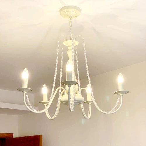 Ретро подвеска из кварца, сельская люстра, французский стиль, в американском стиле, легкий роскошный стиль