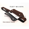 Sports style versatile suede waist bag retro belt for men and women