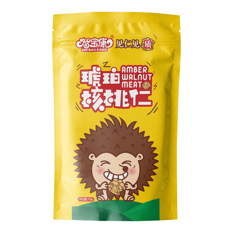 智宝康琥珀178g袋装山西特产核桃仁 智宝康核桃仁