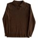 Lapel pullover slim POLO knitted long-sleeved T-shirt