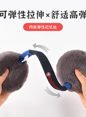 漫威正版毛绒绒耳罩防寒保暖