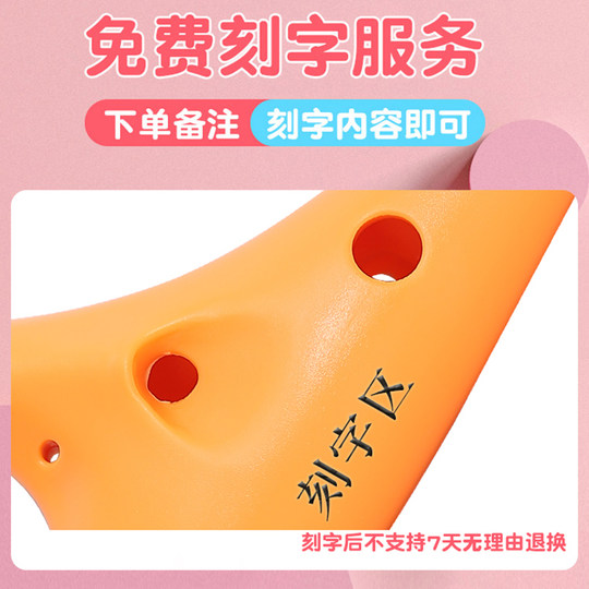 Plastic ocarina 12-hole midrange ac tune children beginners