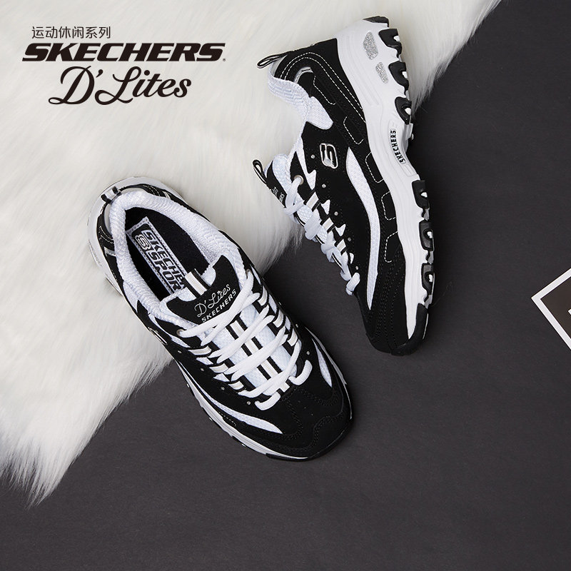skechers 2022经典熊猫鞋老爹女女鞋 skechers奥康时尚休闲鞋