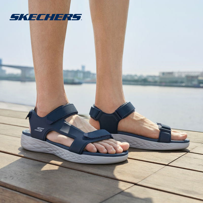 skechers旗舰店官方2020新款男鞋 skechers奥康沙滩鞋