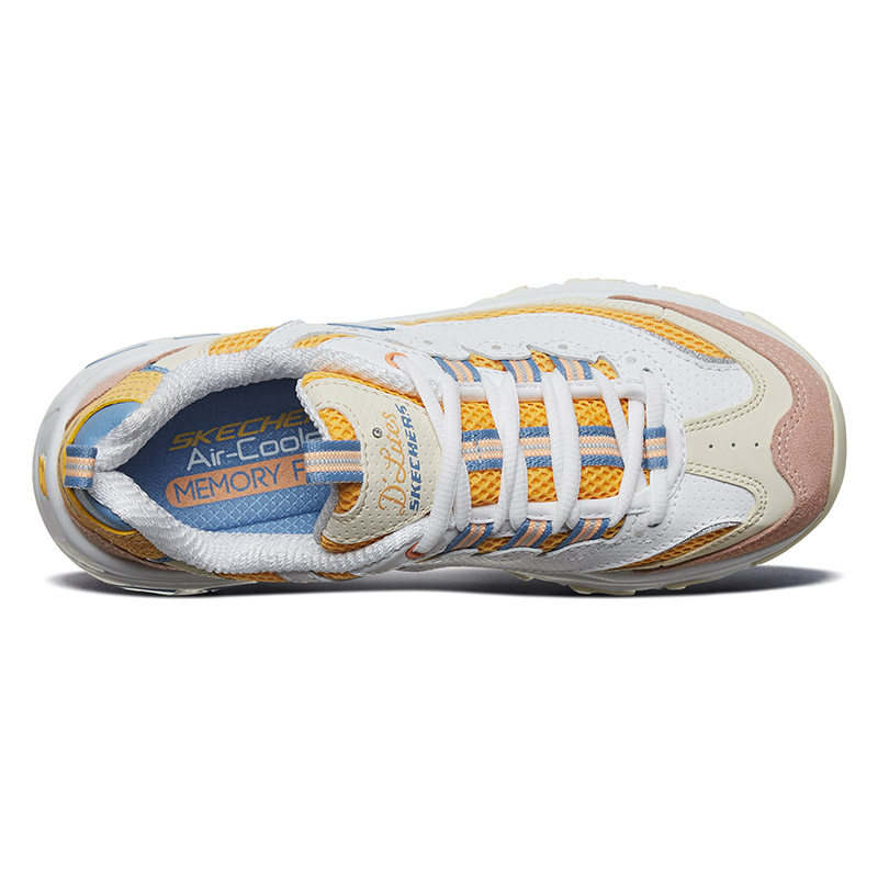 skechers秋季新款厚底增高复古女鞋 skechers奥康时尚休闲鞋