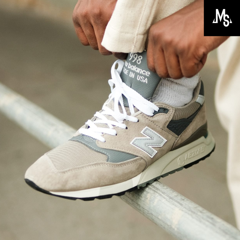 New Balance NB998 Teddy made男女美产复古低帮休闲跑步鞋U998TA