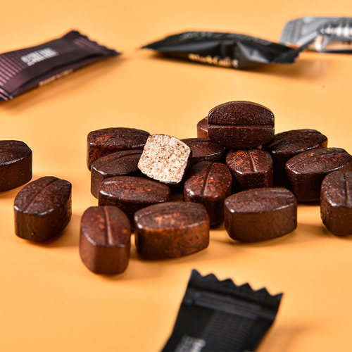 咖啡糖冰咖啡豆嚼着吃浓缩糖果0零食休闲食品小吃散装批发旗舰店 - 图2