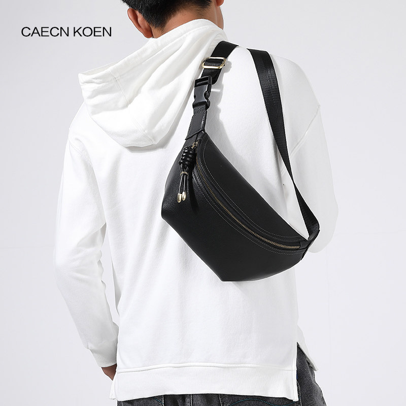 j ck男士胸包真皮单肩包斜挎包2019 jck男士包袋