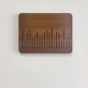 Solid wood simple meter box to block decorative painting without punching