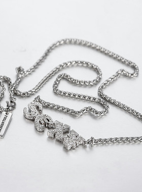 LostGeneral 镶嵌SEXY字母水钻项链网红同款轻奢潮流女锁骨链