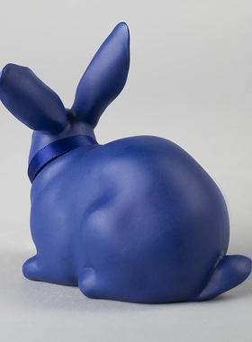 LLADRO 雅致西班牙进口 Attentive Bunny 软装兔子摆件家居装饰品