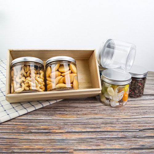 8585铝盖pet食品级防漏包装黑枸杞麻辣小海鲜鱼饵小号透明塑料瓶 - 图1