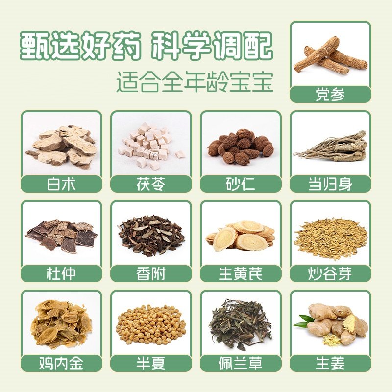 仁和胀气贴婴儿小儿防肠胀气贴新生宝宝婴幼儿党参排气脐贴足贴