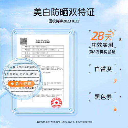 高姿小黄帽防晒霜正品官方旗舰店高倍面部美白清爽不油腻日常通勤 - 图3