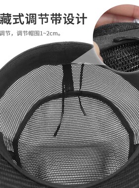 户外出行全封闭凉帽品牌男帽子