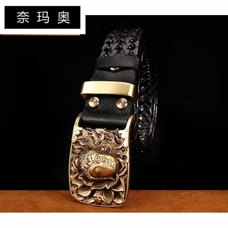 奈玛奥一念之间男士手工真皮裤腰带 奈玛奥腰带/皮带/腰链