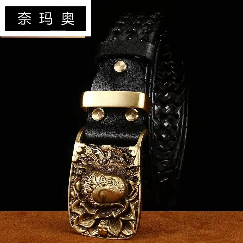 奈玛奥一念之间男士手工真皮裤腰带 奈玛奥腰带/皮带/腰链