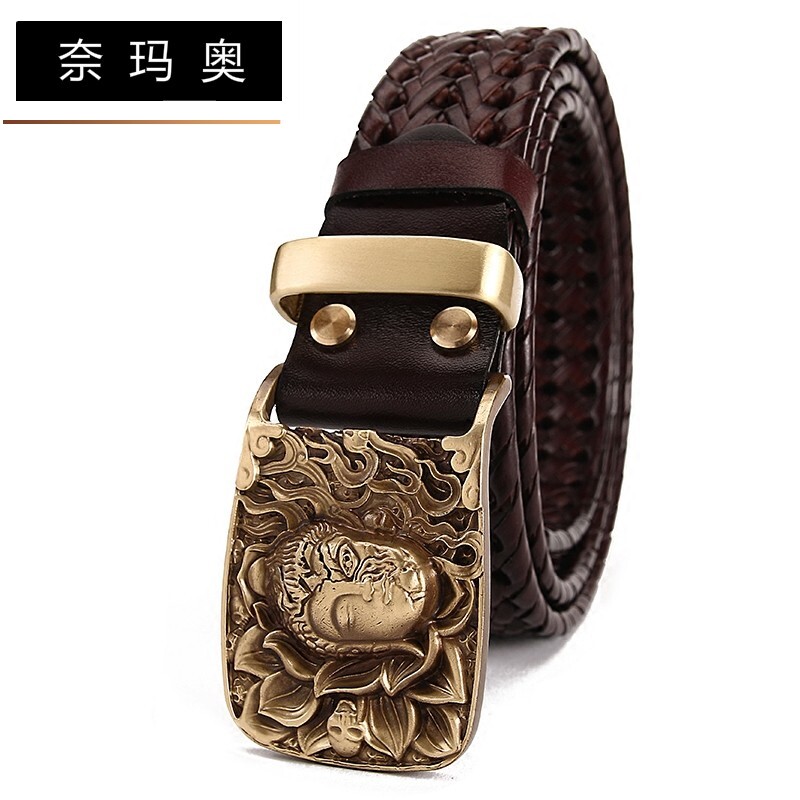 奈玛奥一念之间男士手工真皮裤腰带 奈玛奥腰带/皮带/腰链
