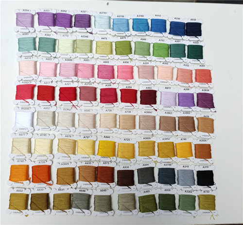 法国R牌绣线十字绣常用色青木和子蓬莱歌子樋口愉美子花草绣刺绣 - 图2