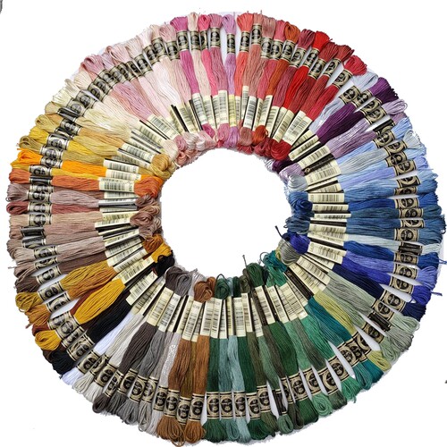 法国R牌绣线十字绣常用色青木和子蓬莱歌子樋口愉美子花草绣刺绣 - 图3