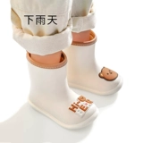 Детский дождевик, детские нескользящие водонепроницаемые туфли для мальчиков для раннего возраста, средней длины