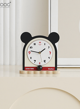 玄关创意时钟装饰摆件