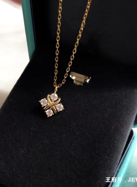 18K金Lγпп交叉项链