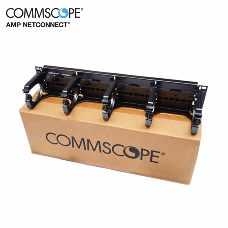 commscope康普PM-GS3-24六类24口非屏蔽配线架带理线环含模块-图3